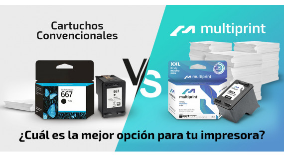 Cartuchos Convencionales vs. Multiprint: ¿Cuál es la Mejor Opción para tu Impresora?